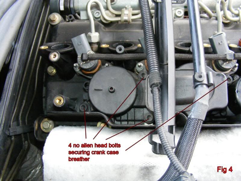 Bmw 320d crankcase engine breather #2