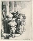 Rembrandt Rembrandts Beggars at The Door of a House. 1648