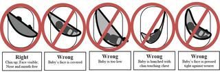 safe sling The CSPCs guide to safe sling wearing. From http://www.cpsc.gov/cpscpub/prerel/prhtml10/10165.html