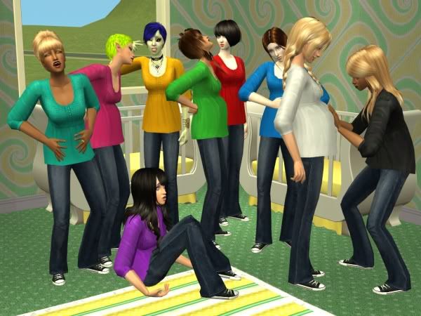 одежда -    The Sims 2. Женская одежда: для беременных. - Страница 6 Maternitysmaller