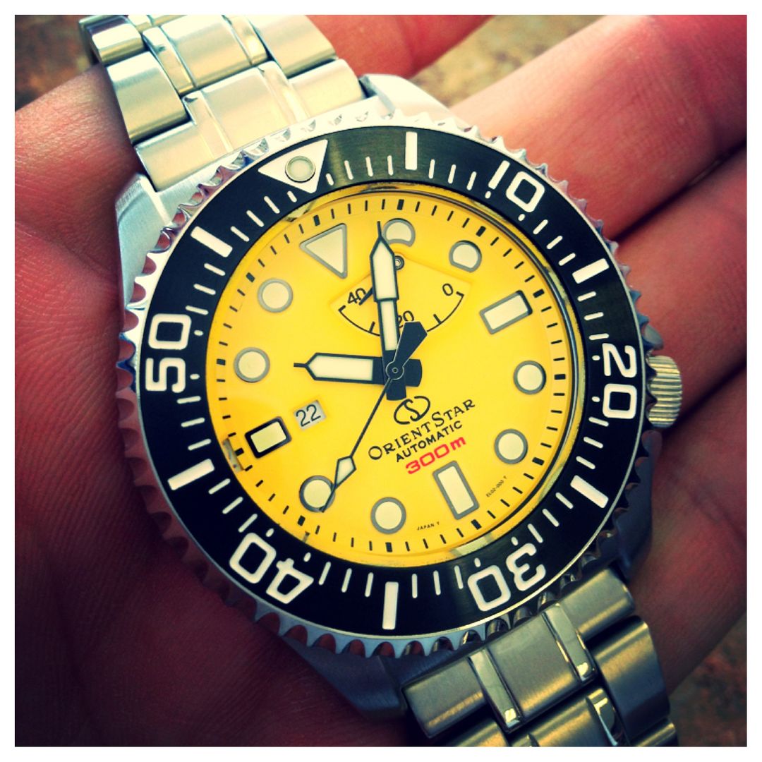 orient yellow dial