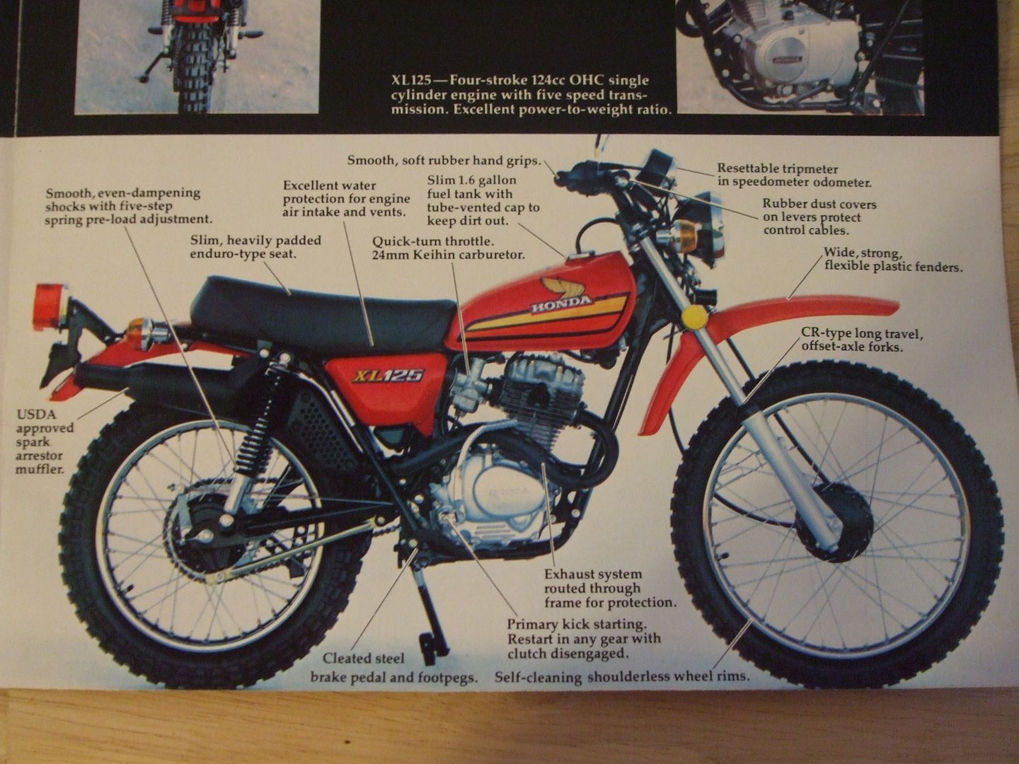 1978 Honda 175 xl #5
