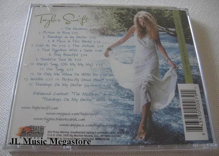 TaylorSwiftFirstAlbumBackCover2.jpg Taylor Swift First Album Back Cover
