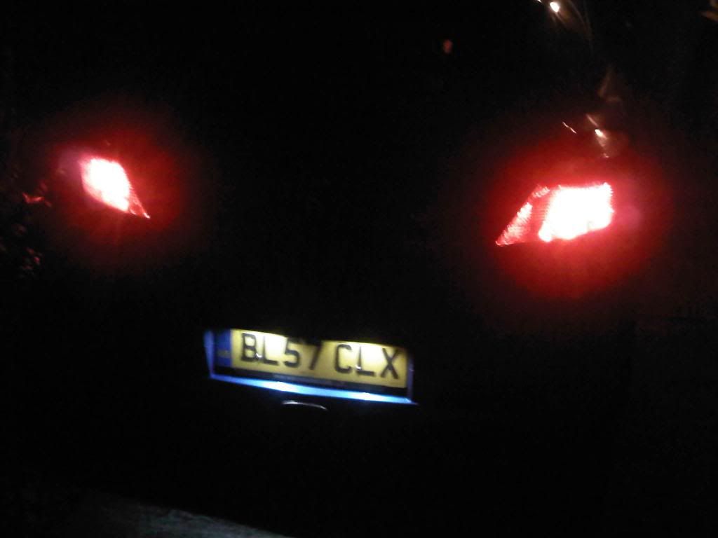 number plate led