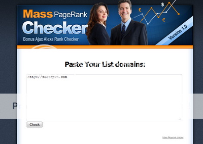Mass Pagerank Checker Script